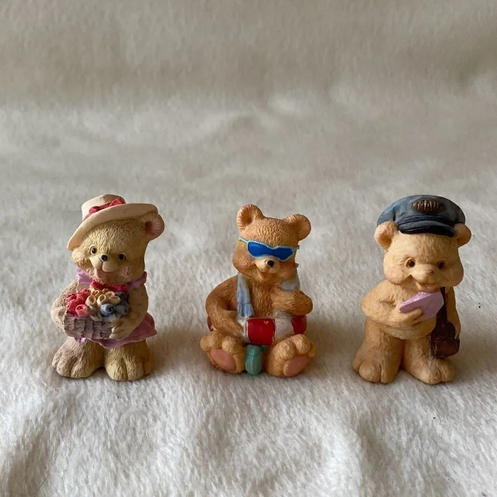 Vintage J.C. Teddy Bear Figurines - Picture 5 of 13